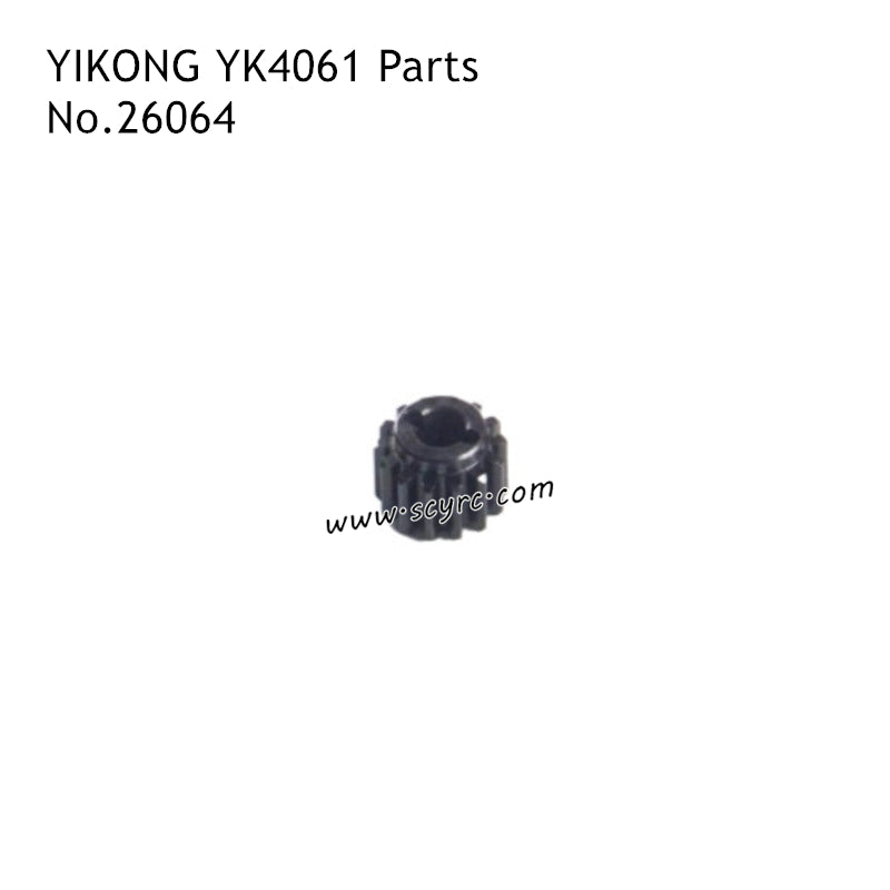 YIKONG YK4061 High Speed RC Car Parts 14T Triple Reduction Gear 26064