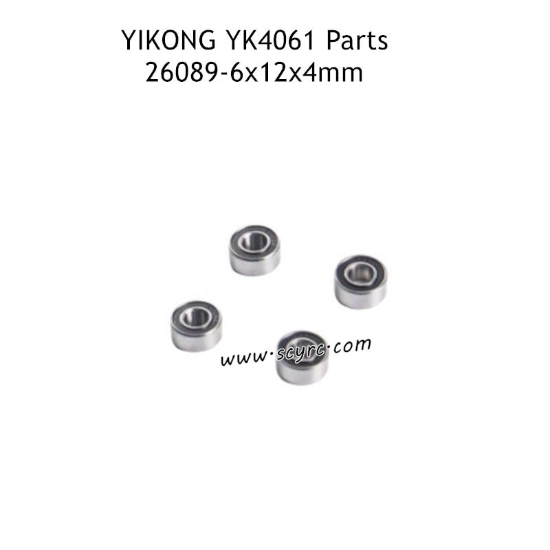 YIKONG YK4061 Parts 6x12x4mm Ball Bearings 26089