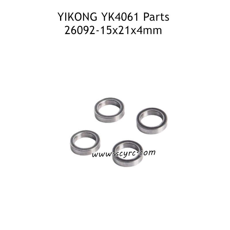 YIKONG YK4061 Parts 15x21x4mm Ball Bearings 26092