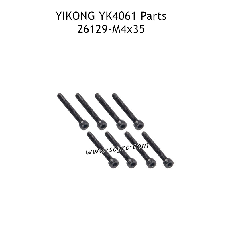 YIKONG YK4061 Off-road RC Car Parts M4x35 Cup Head Hexagon Socket Screws 26129