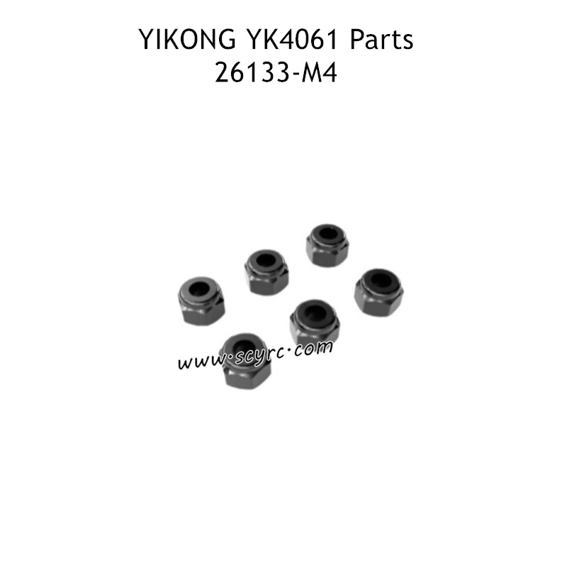 YIKONG YK4061 Off-road RC Car Parts M4 Nylon Nuts 26133