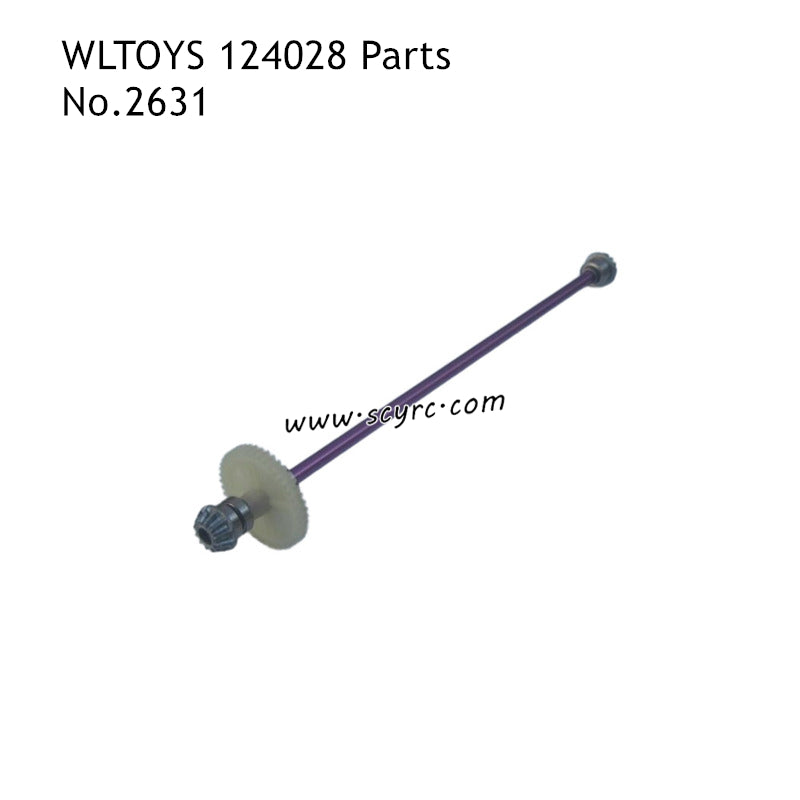 Wltoys 124028 Brushless RC Car Parts Central Drive Shaft Assembly 2631