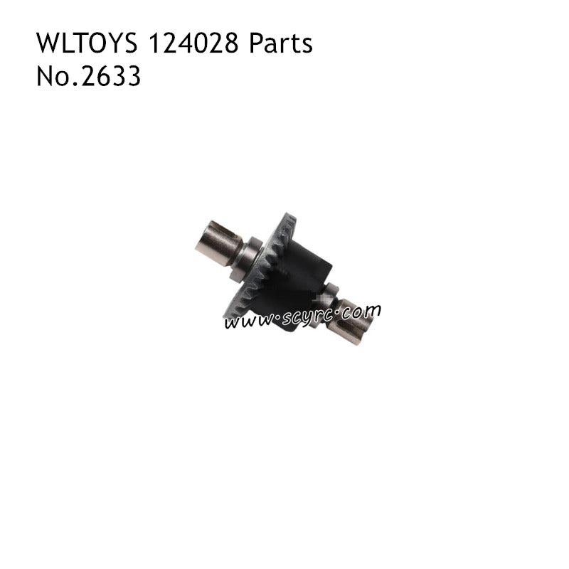 Wltoys 124028 Brushless RC Car Parts Differential Assembly 2633