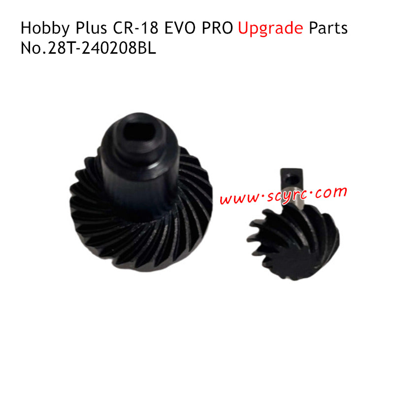 Hobby Plus CR 18 EVO Pro RC Car Parts Front and Rear Axle Helical Gears 28T-240208 