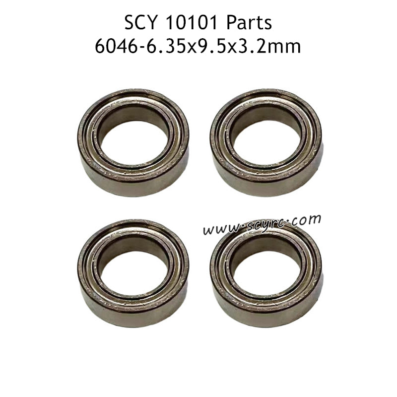 SCY 10101 Parts 6.35x9.5x3.2mm Ball Bearings 6046 