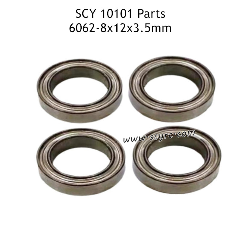 SCY 10101 Parts 8x12x3.5mm Ball  Bearings 6062 