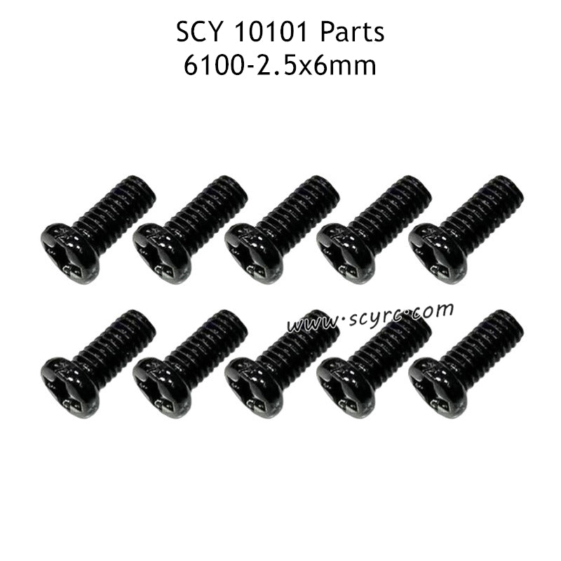 SUCHIYU 10101 Parts BM 2.5x6mm Pan Head Machine Screw 6100 