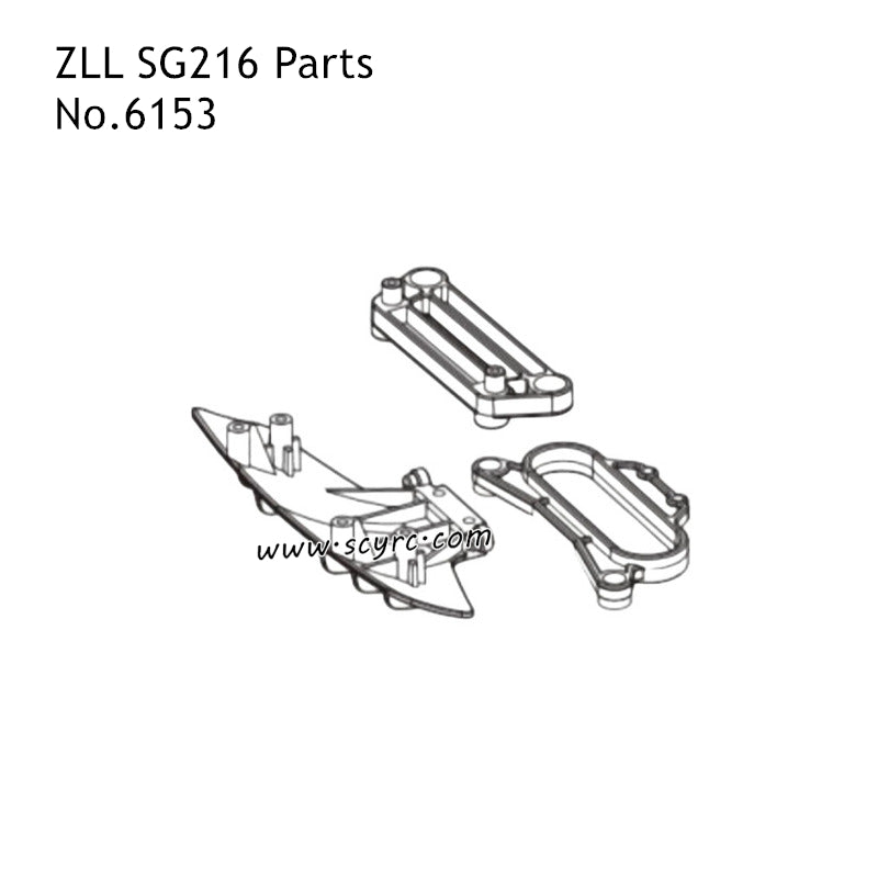 ZLRC SG216 RC Truck Parts Rear Bumper 6153