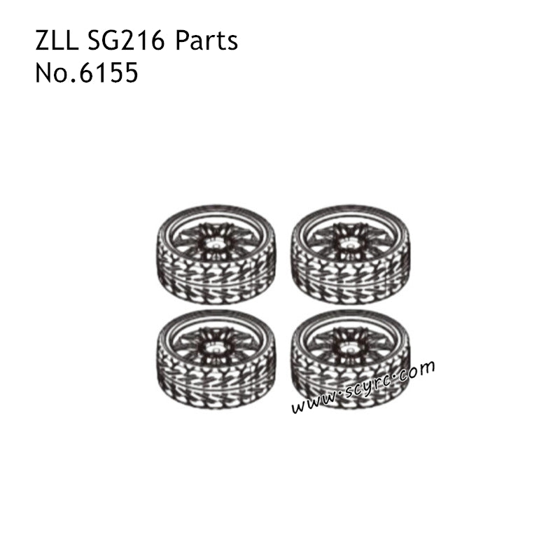 ZLRC SG216 RC Truck Parts Wheels 6155