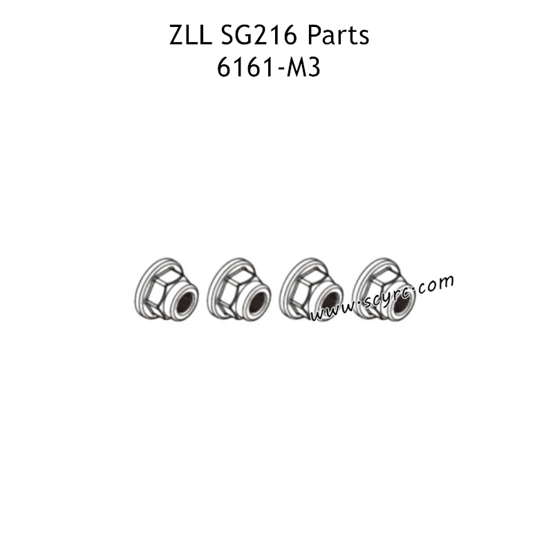 ZLL SG216 MAX RC Car Parts M3 Nuts 6161