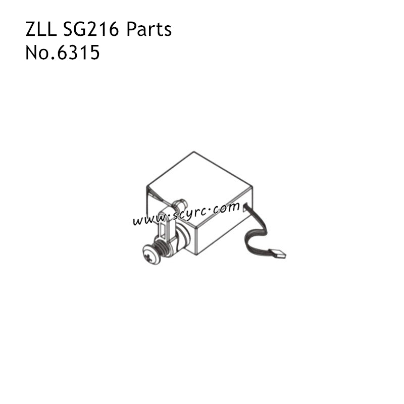 ZLL SG216 MAX RC Car Parts 3-wire 17G Servo 6315