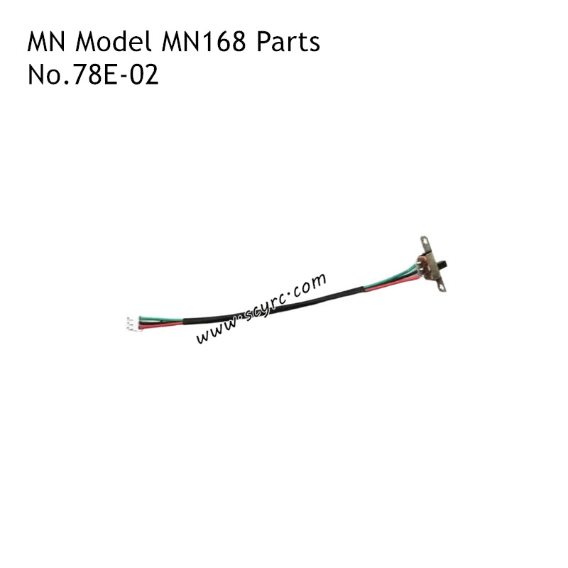 MN Model MN168 RC Car Parts Switch Wire 78E-02