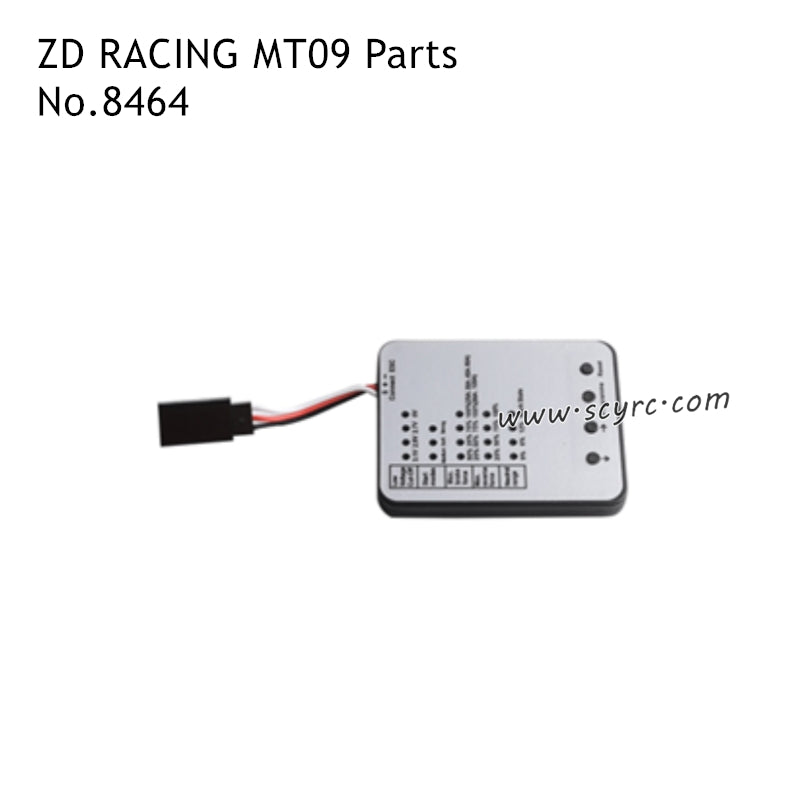ZD Racing MT09 RC Car Parts Program Card 8664