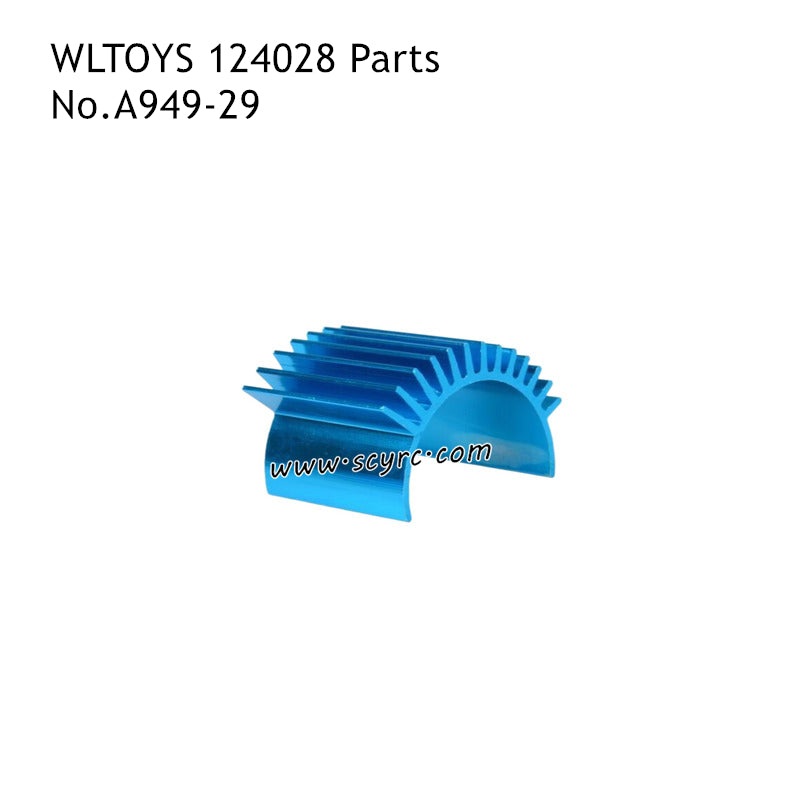 Wltoys 124028 Brushless RC Car Parts Motor Heatsink A949-29