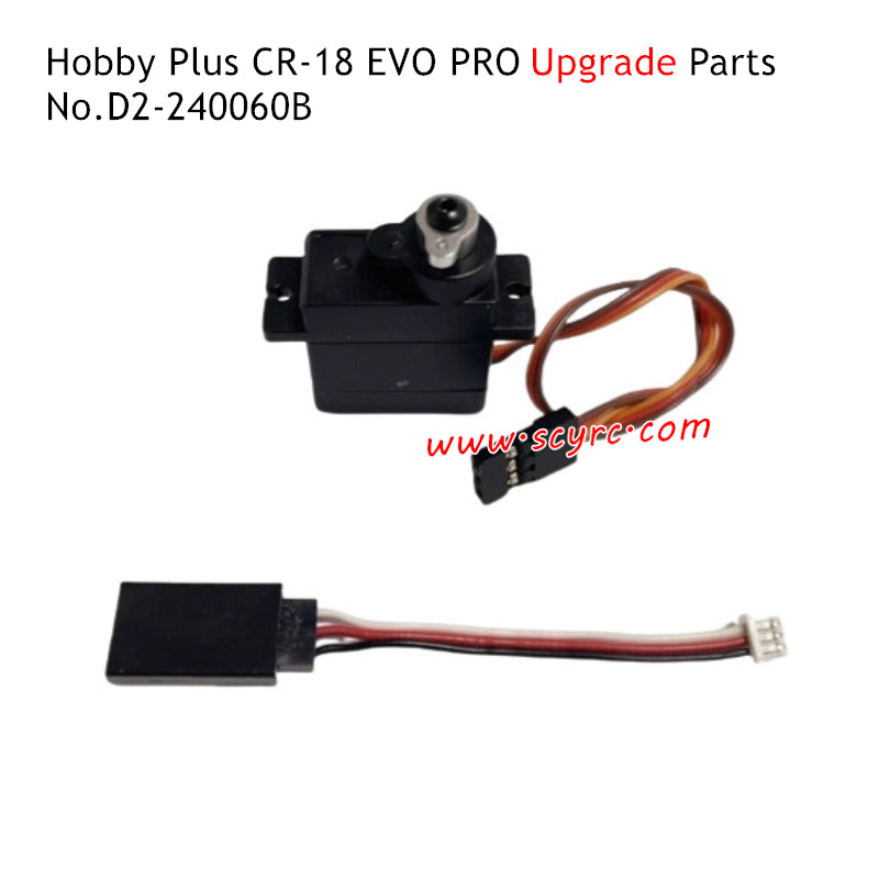 Hobby Plus CR 18 EVO Pro RC Truck Parts Shift Servo and Metal Servo Arm D2-240060BL 