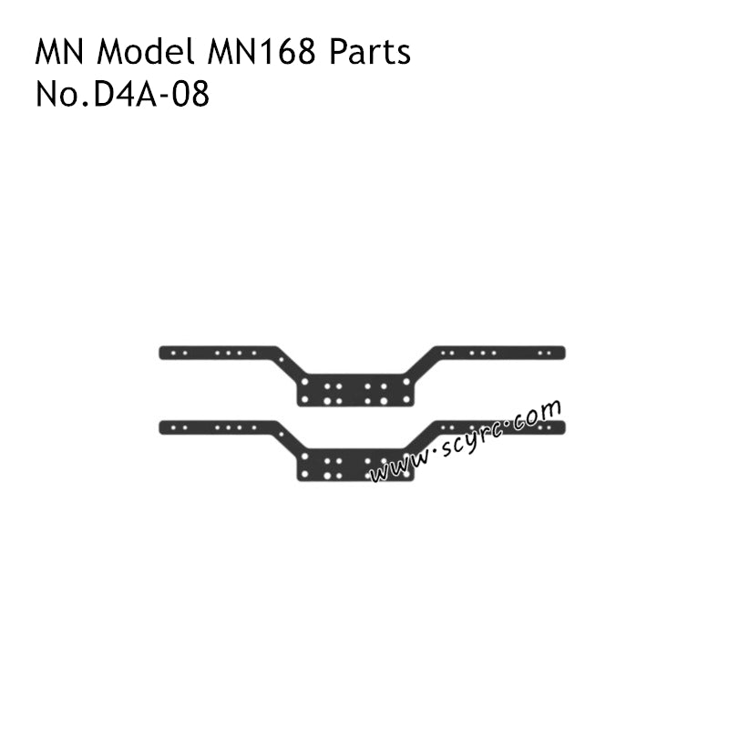 MN Model MN168 RC Truck Parts Metal Beams D4A-08