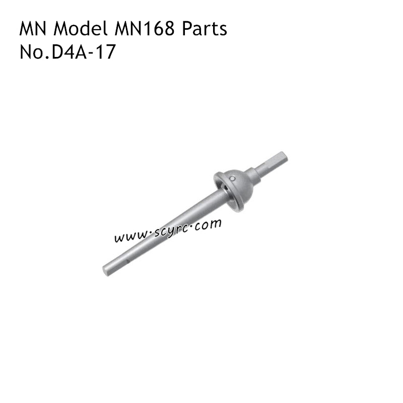 MN Model MN168 RC Truck Parts Front Rotary Shaft D4A-17