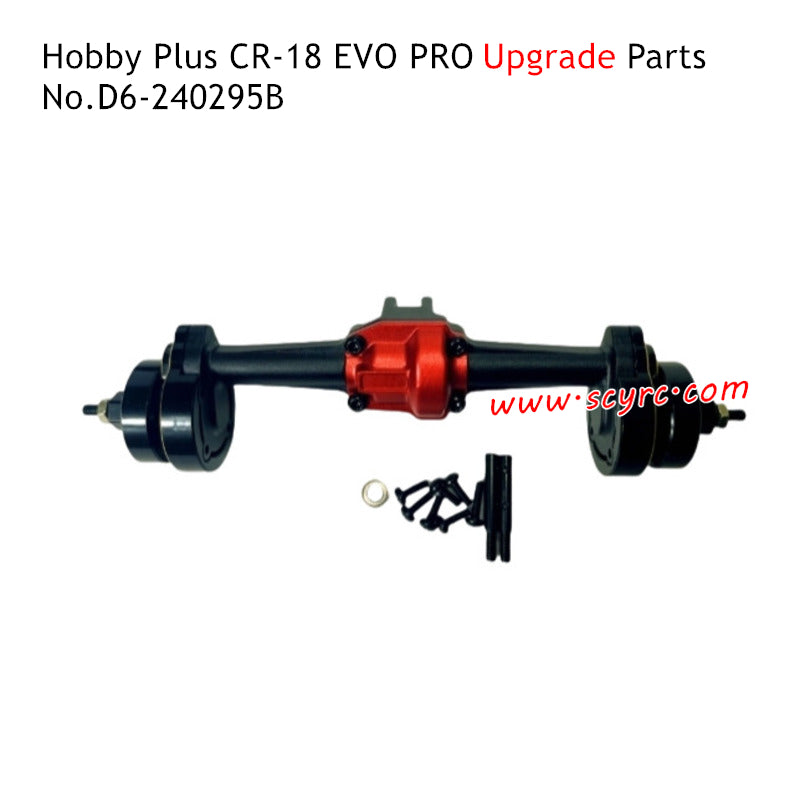 Hobby Plus CR 18 EVO Pro RC Truck Parts Rear Axle Assembly D6-240295BL 