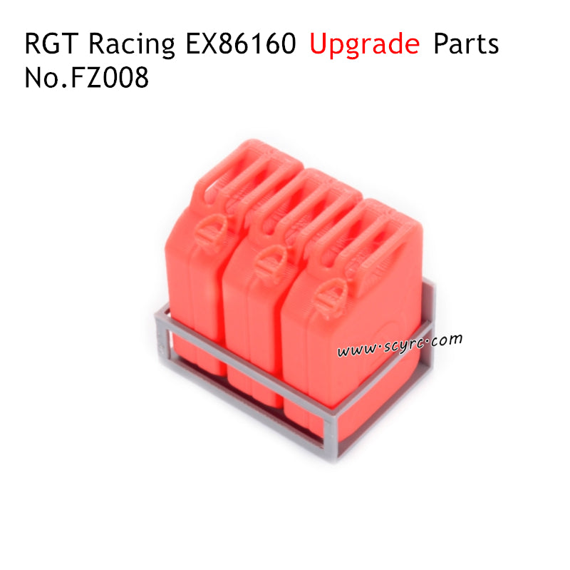 RGT Racing EX86160 Upgrade Parts Fuel Tank Rack FZ008 Red