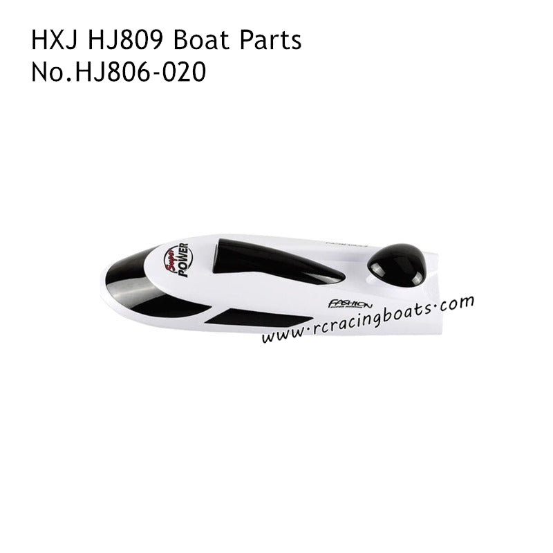 HONGXUNJIE HJ809 High Speed RC Boat Parts Upper Cover Assembly Black  HJ806-020