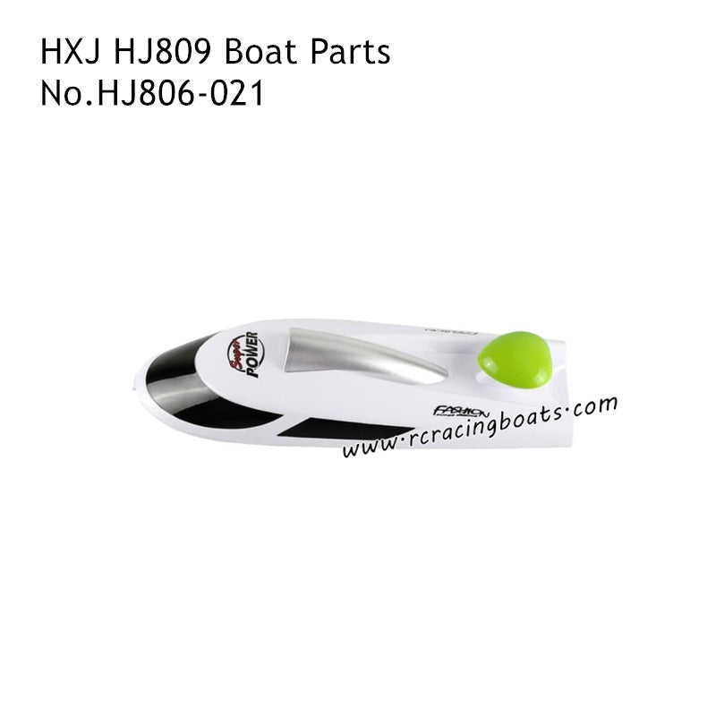 HONGXUNJIE HJ809 High Speed RC Boat Parts Upper Cover Assembly Green HJ806-021