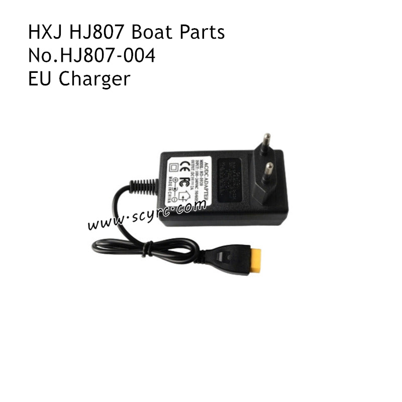 HXJ HJ807 Speedboat Parts Charger EU Charger HJ807-004