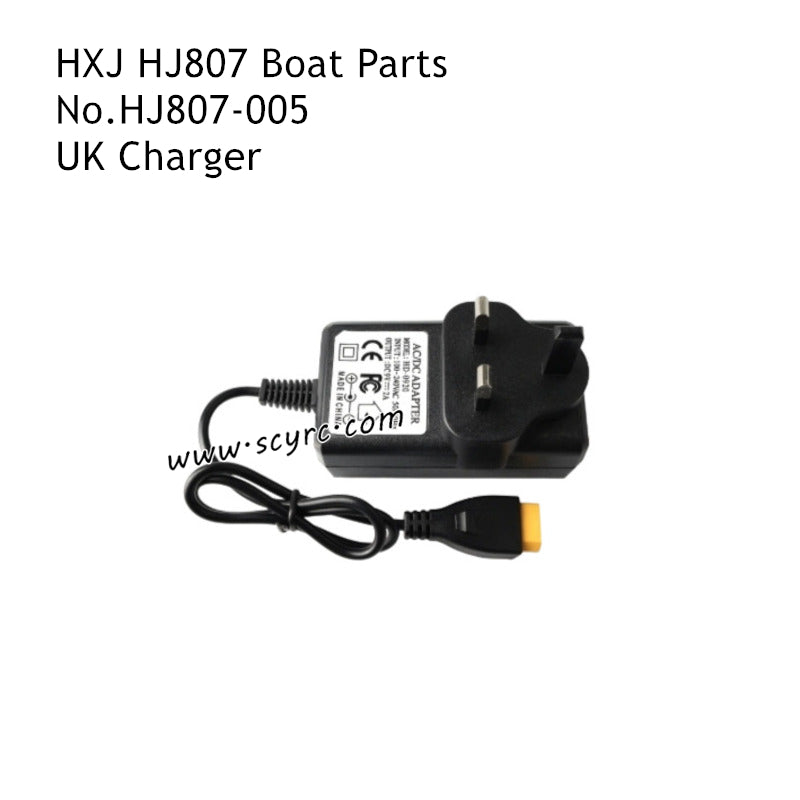 HXJ HJ807 Speedboat Parts Charger UK Charger HJ807-005