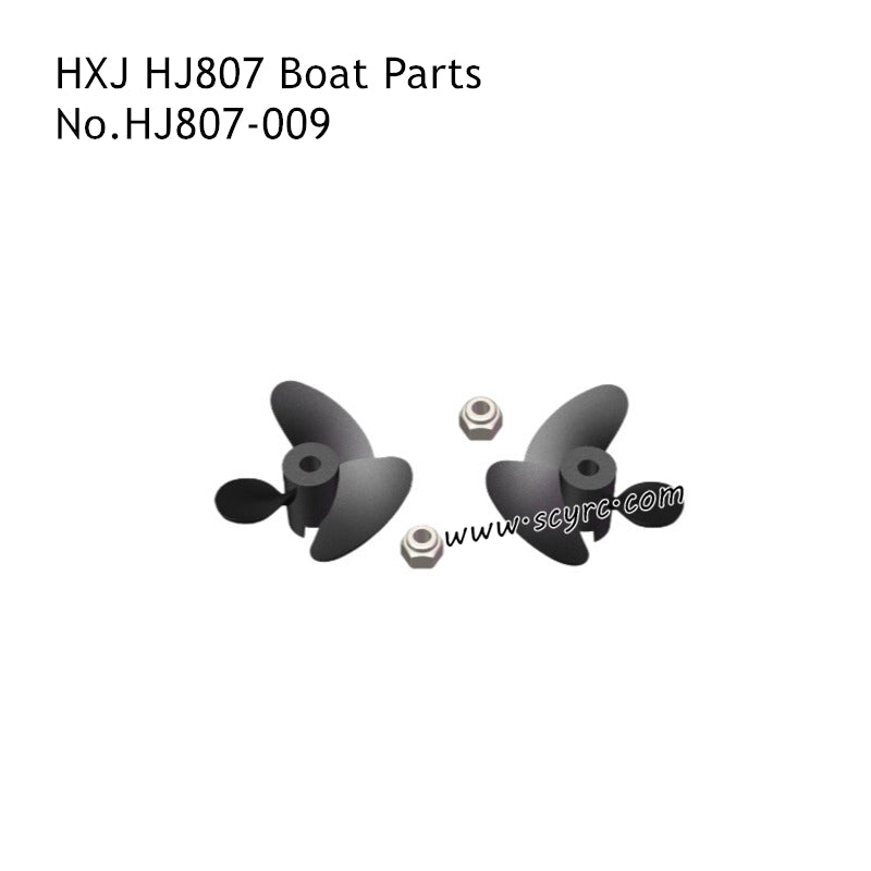 HXJ HJ807 Speedboat Parts Left and Right Propeller HJ806-009