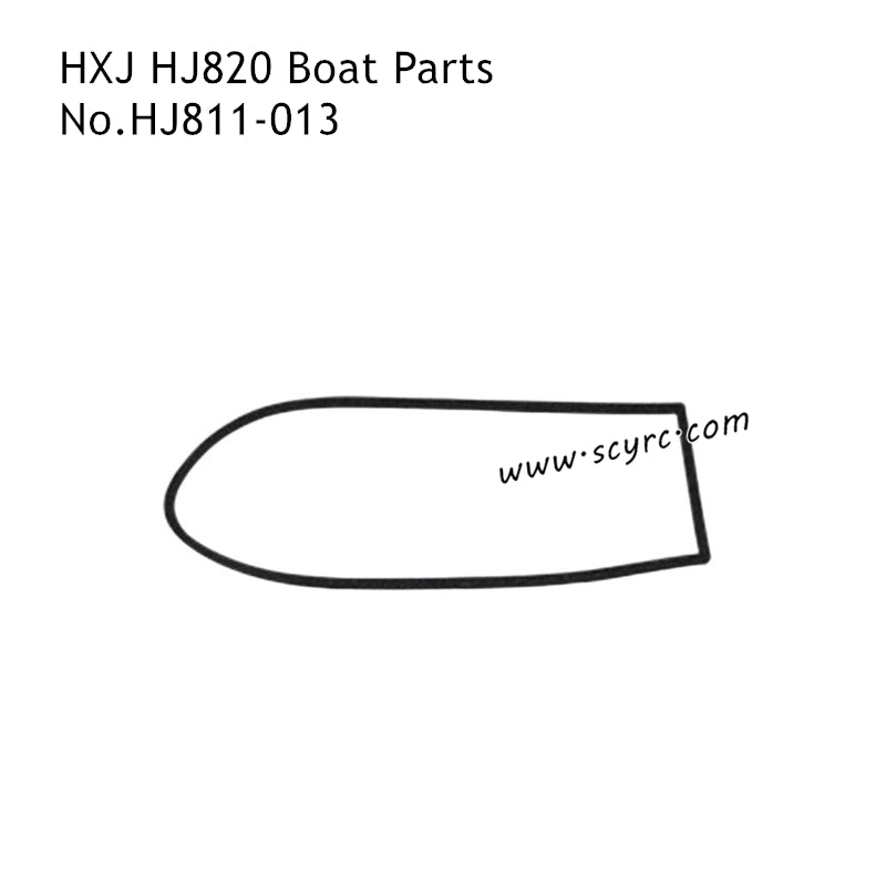 HXJ HJ820 Speedboat Parts Top Cover Waterproof Seal HJ811-013