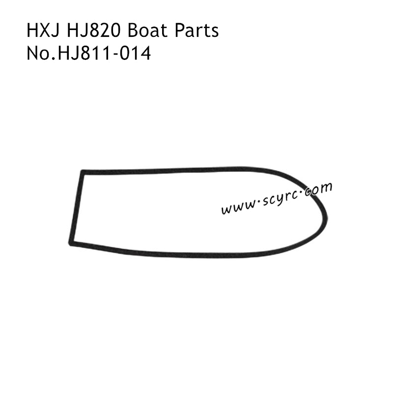 HXJ HJ820 Speedboat Parts Middle Cover Waterproof Seal HJ811-014