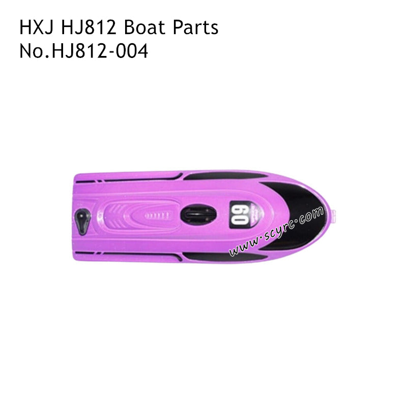HXJ HJ812 Speedboat Parts Top Cover Purple HJ812-004