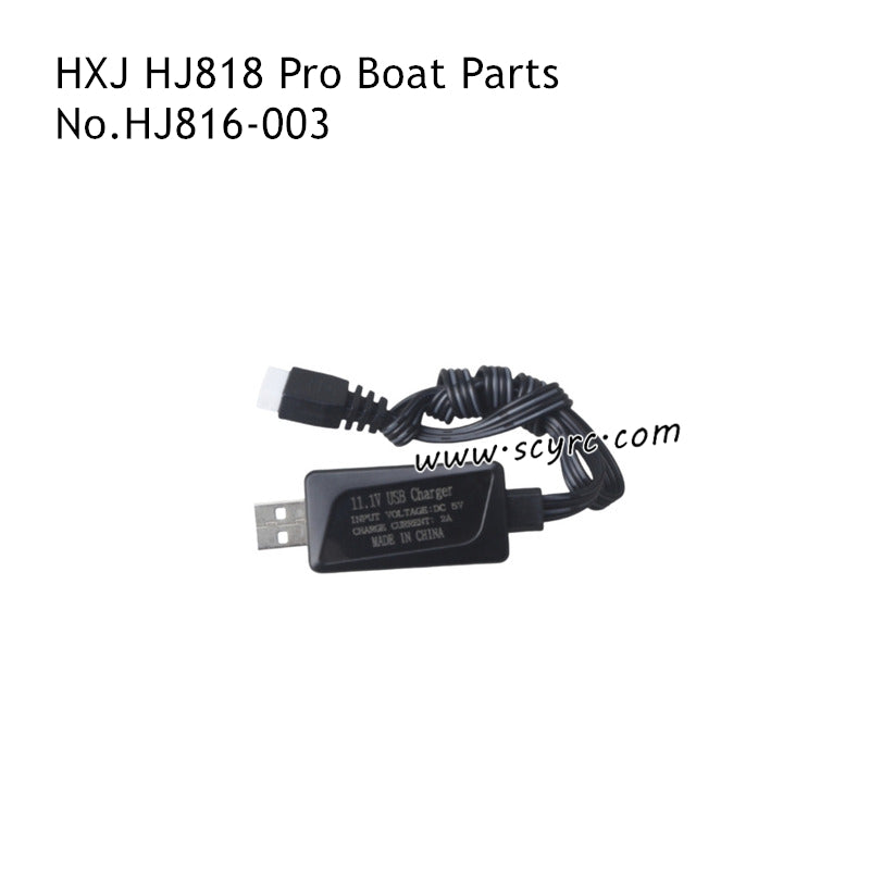 HONGXUNJIE HJ818 Pro RC Boat Parts Charger HJ816-003