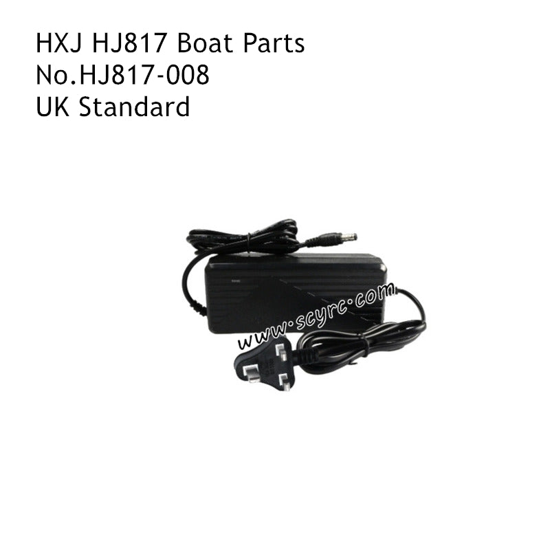 HONGXUNJIE HJ817 RC Boat Parts Charger UK Standard HJ817-008