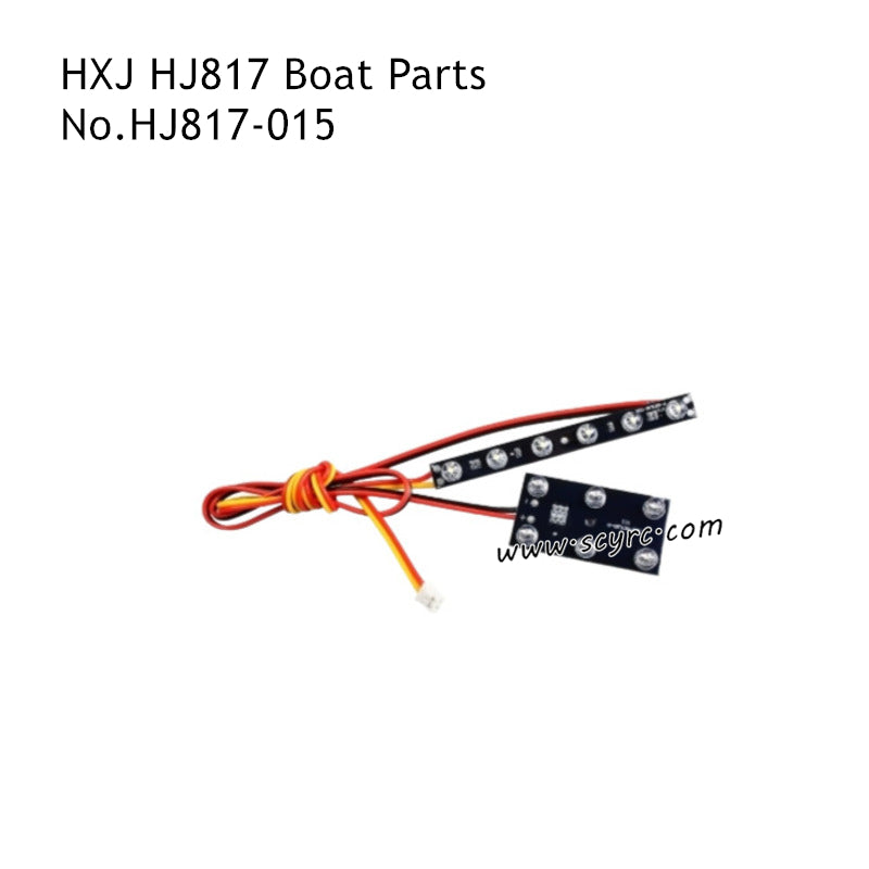 HONGXUNJIE HJ817 RC Boat Parts Front Rear Lamp Panel Assembly Left HJ817-015