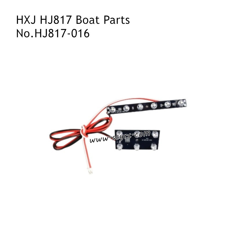 HONGXUNJIE HJ817 RC Boat Parts Front Rear Lamp Panel Assembly Right HJ817-016
