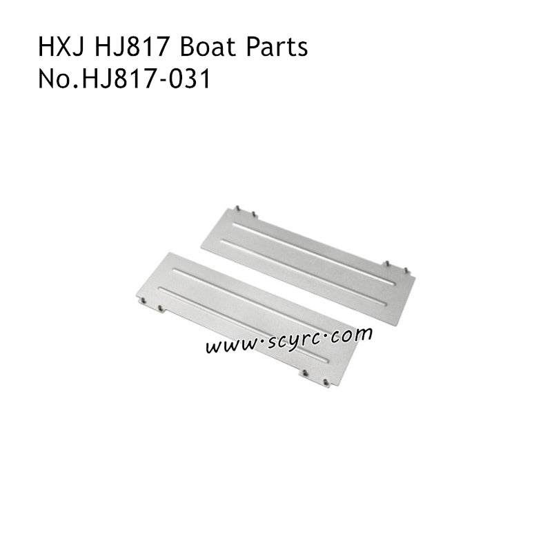 HXJ HJ817 RC Boat Parts Left Right Bin Aluminum Plate HJ817-031