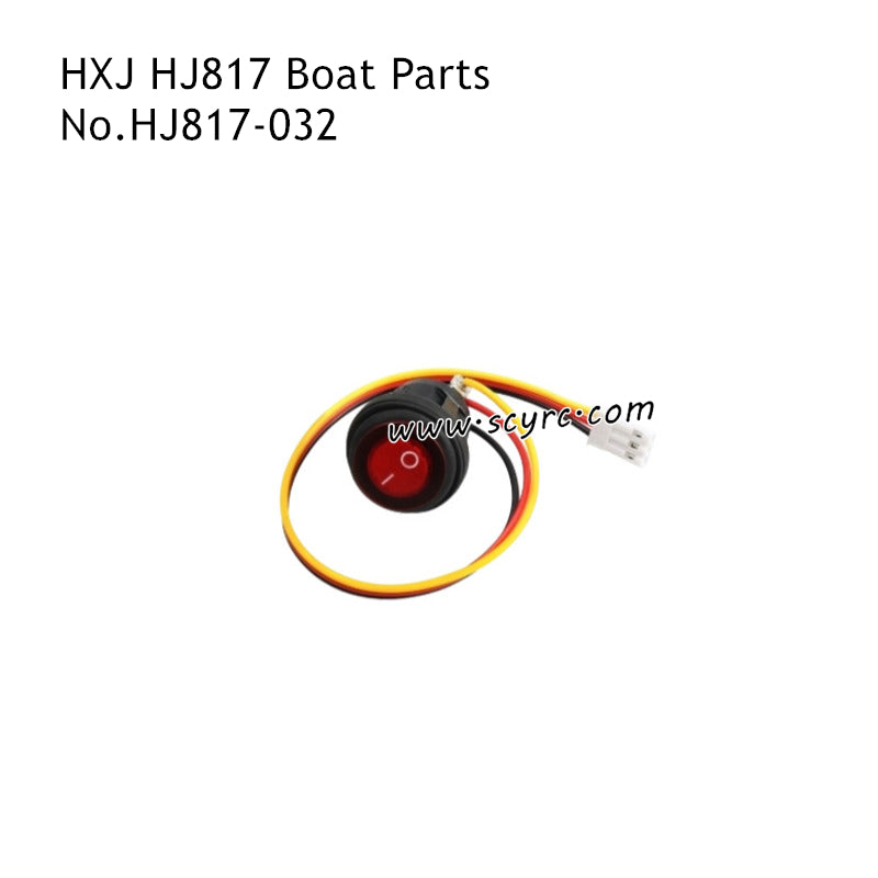 HXJ HJ817 RC Boat Parts Boat Type Power Switch HJ817-032