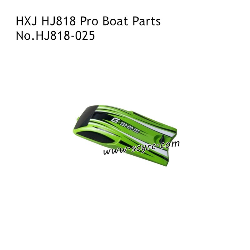 HONGXUNJIE HJ818 Pro RC Boat Parts Boat Cover Green HJ818-025