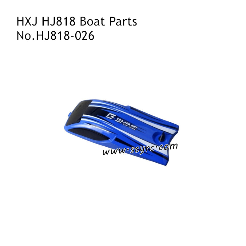 HONGXUNJIE HJ818 RC Boat Parts Boat Cover Blue HJ818-026 