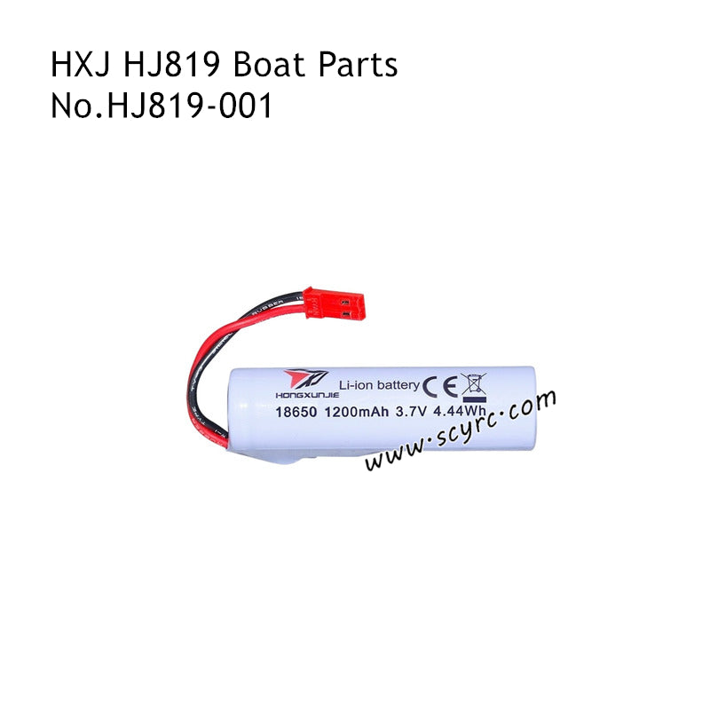 HXJ HJ819 RC Boat Parts 3.7V 1200mAh Battery HJ819-001