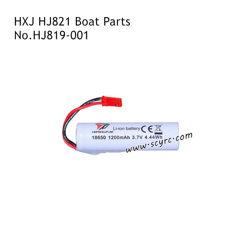 HXJ HJ821 RC Boat Parts 3.7V 1200mAh Battery HJ819-001