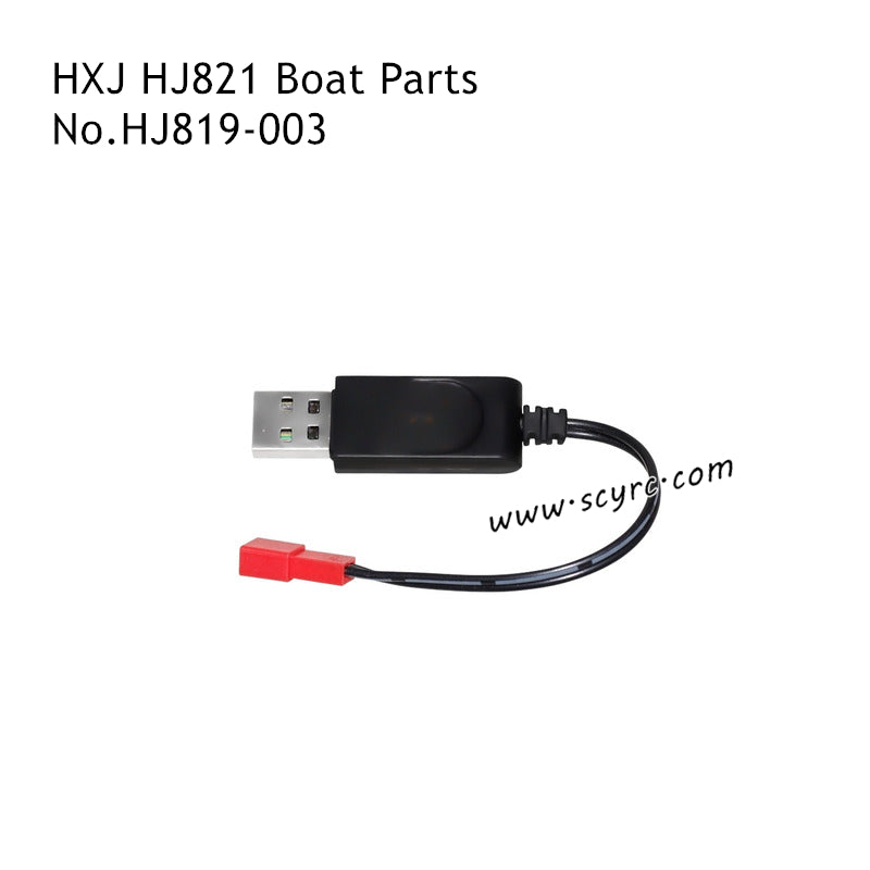 HXJ HJ821 RC Boat Parts USB Charger HJ819-003