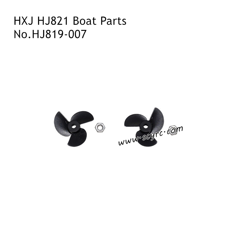 HXJ HJ821 RC Boat Parts Left and Right Propeller Assemblies HJ819-007