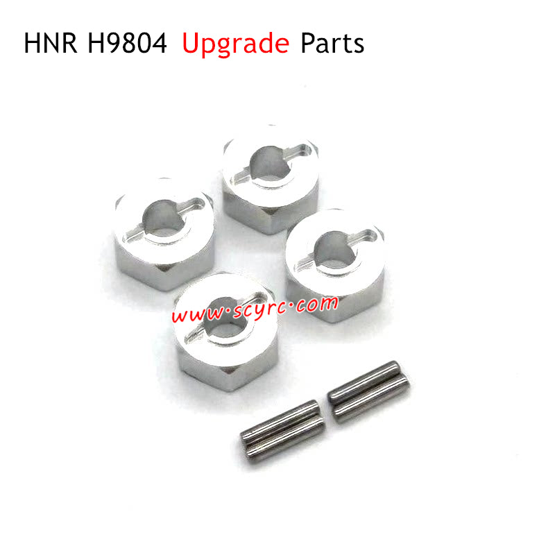 HNR H9804 Upgrade Parts 12mm Hex Coupler Silver