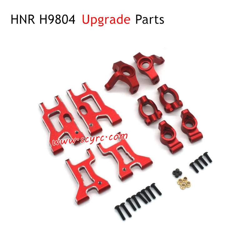 HNR H9804 Upgrade Parts Front and Rear Lower Control Arm Kit Red