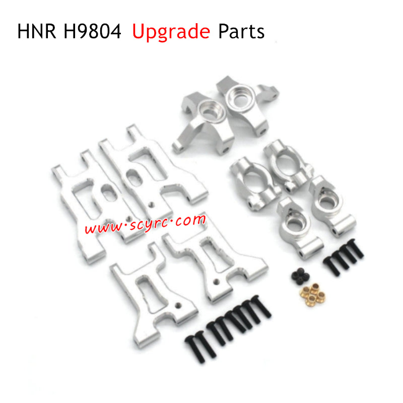 HNR H9804 Upgrade Parts Front and Rear Lower Control Arm Kit Silver