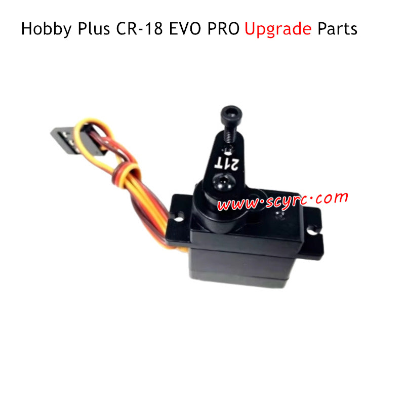 Hobby Plus CR 18 EVO Pro RC Truck Parts Servo and 21T Metal Servo Arm