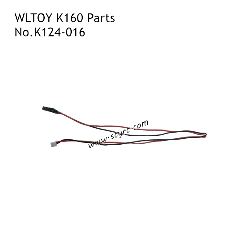 WLTOYS K160 RC Plane Parts Connect Wire of Tail Motor K124-016