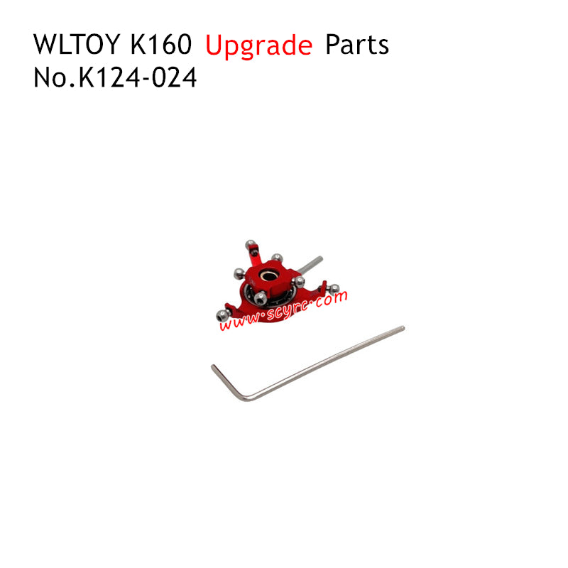 WLTOYS K160 Plane Upgrade Parts Main Rotating Head Red K124-024