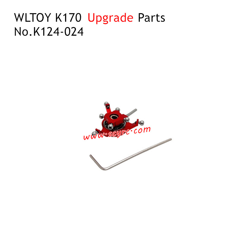 WLTOYS K170 Plane Upgrade Parts Main Rotating Head Red K124-024